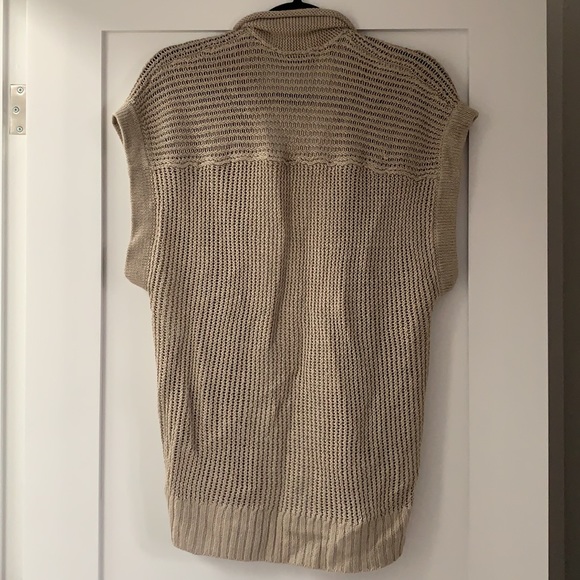 Club Monaco Knit Sleeveless Cardigan - Picture 2 of 5